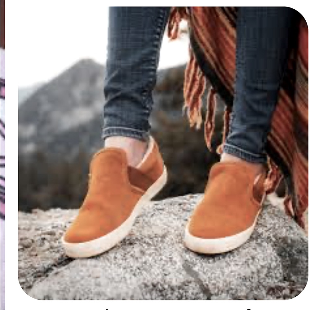 New Staheekum Women’s Cascade Suede Leather Slip Ons Sneaker Slipper size 6